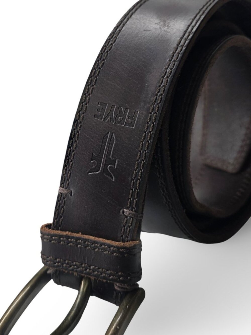 Vintage Frye Men's Leather Belt 42/44